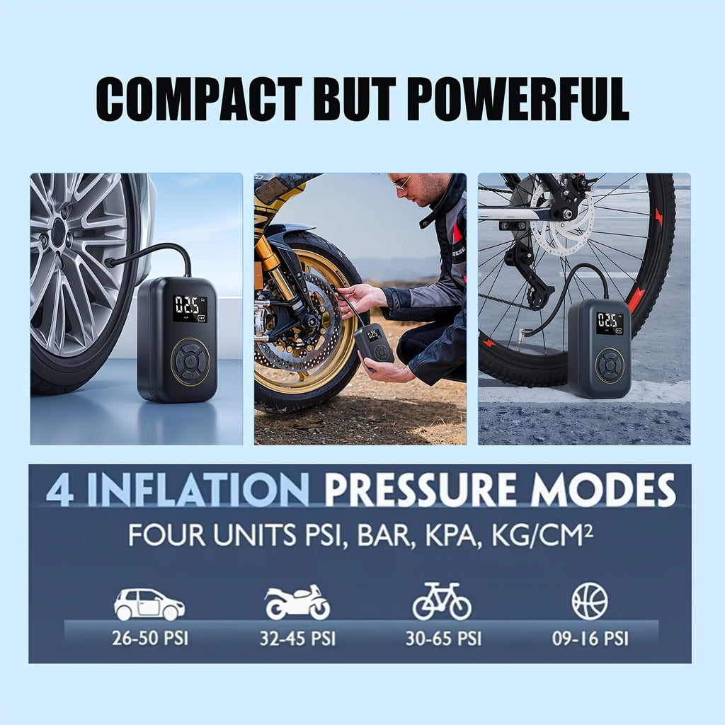 BELIBUY Elektrische Bandenpomp 150 PSI met Display - Spotlights shopping