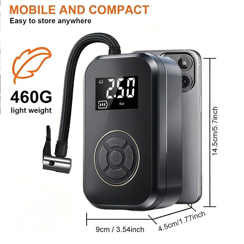 BELIBUY Elektrische Bandenpomp 150 PSI met Display - Spotlights shopping