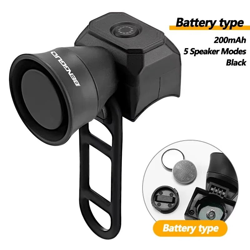 USB-oplaadbare elektronische fietsbel voor mountainbike, racefiets en e-bike