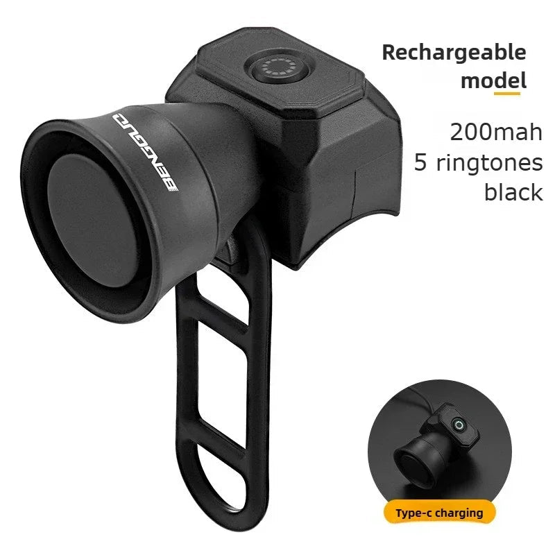 USB-oplaadbare elektronische fietsbel voor mountainbike, racefiets en e-bike