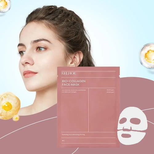 Bio Collagen Real Deep Hydrogel Gezichtsmasker met bio-collageen voor intens hydraterende huidverzorging