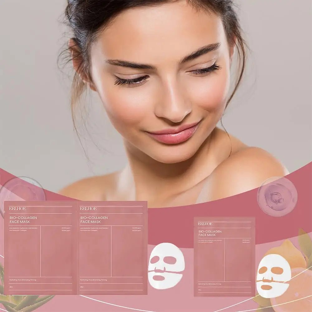 Bio Collagen Real Deep Hydrogel Gezichtsmasker met bio-collageen voor intens hydraterende huidverzorging