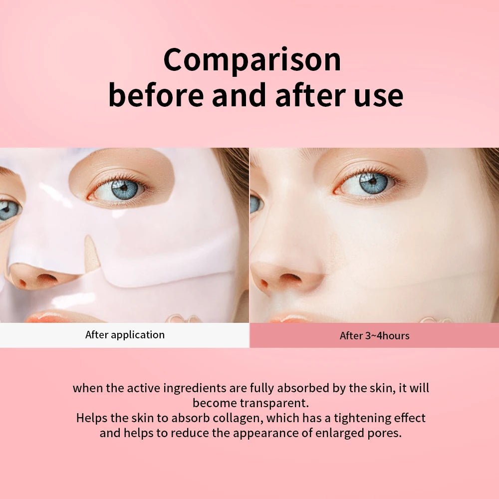 Bio-Collagen Real Deep Hydrogel Gezichtsmasker voor intens hydraterende Koreaanse huidverzorging