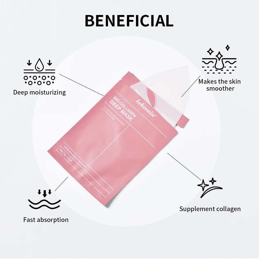 Bio-Collagen Real Deep Hydrogel Gezichtsmasker voor intens hydraterende Koreaanse huidverzorging