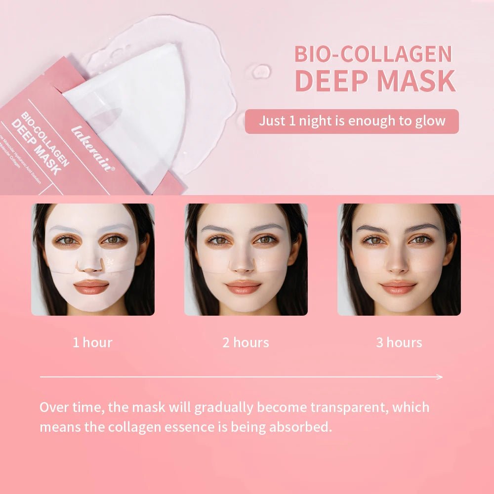 Bio-Collagen Real Deep Hydrogel Gezichtsmasker voor intens hydraterende Koreaanse huidverzorging