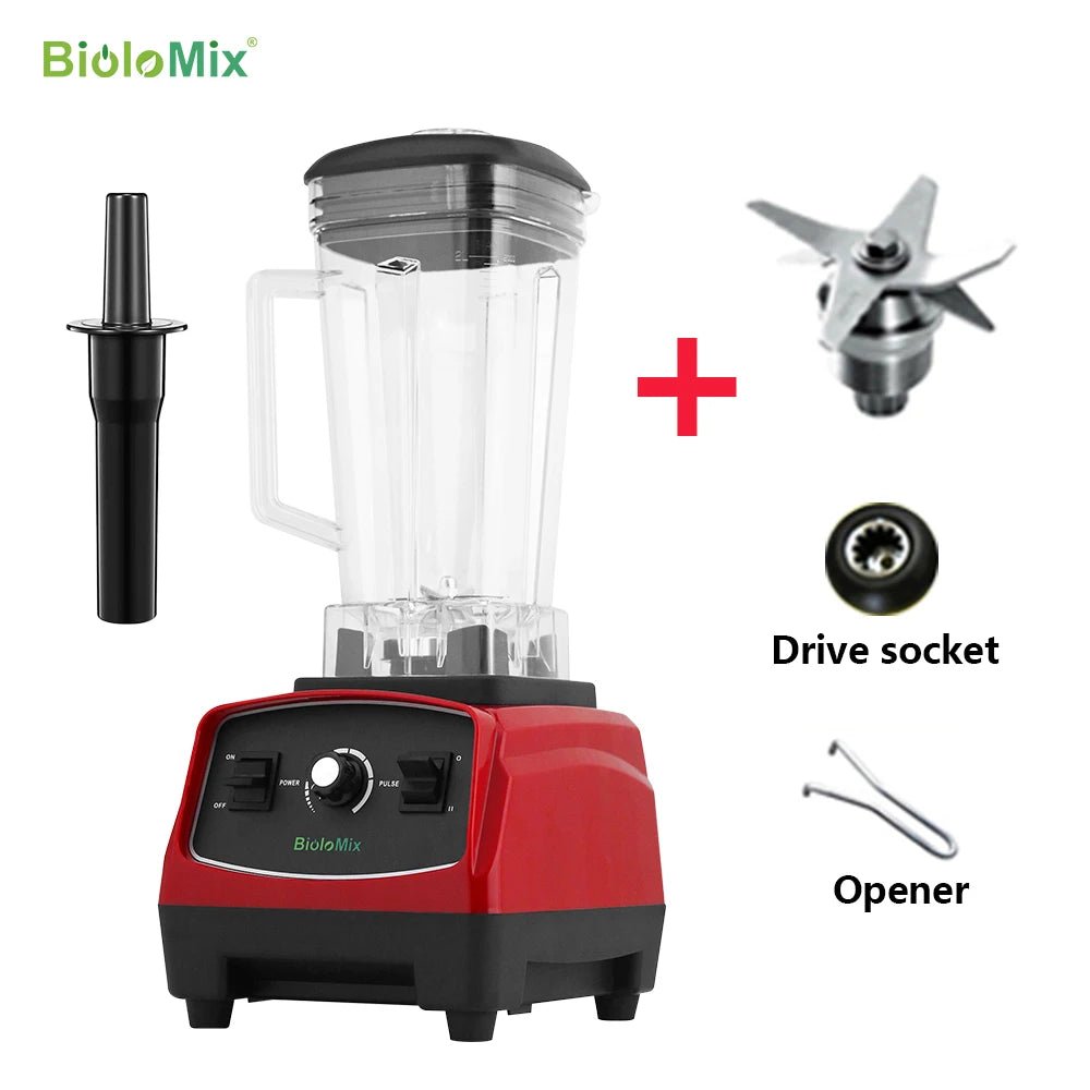 Biolomix Professionele Blender 2200W – 2L Smoothie Blender met IJscrusher 30.000 RPM - Spotlights shopping