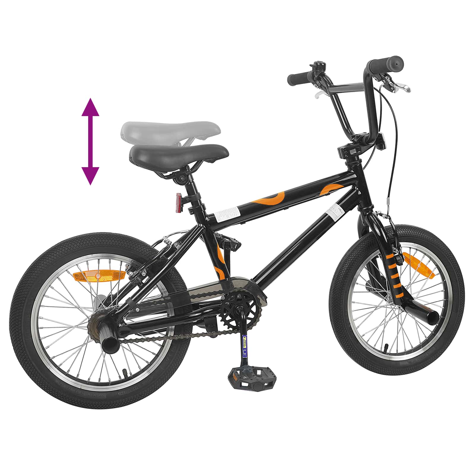 Bmx Fiets Voor 5-8 Jaar Oud - Spotlights shopping