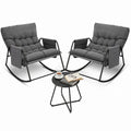 Bonnlo Balkonset 3-delig met 2 Schommelstoelen - Spotlights shopping