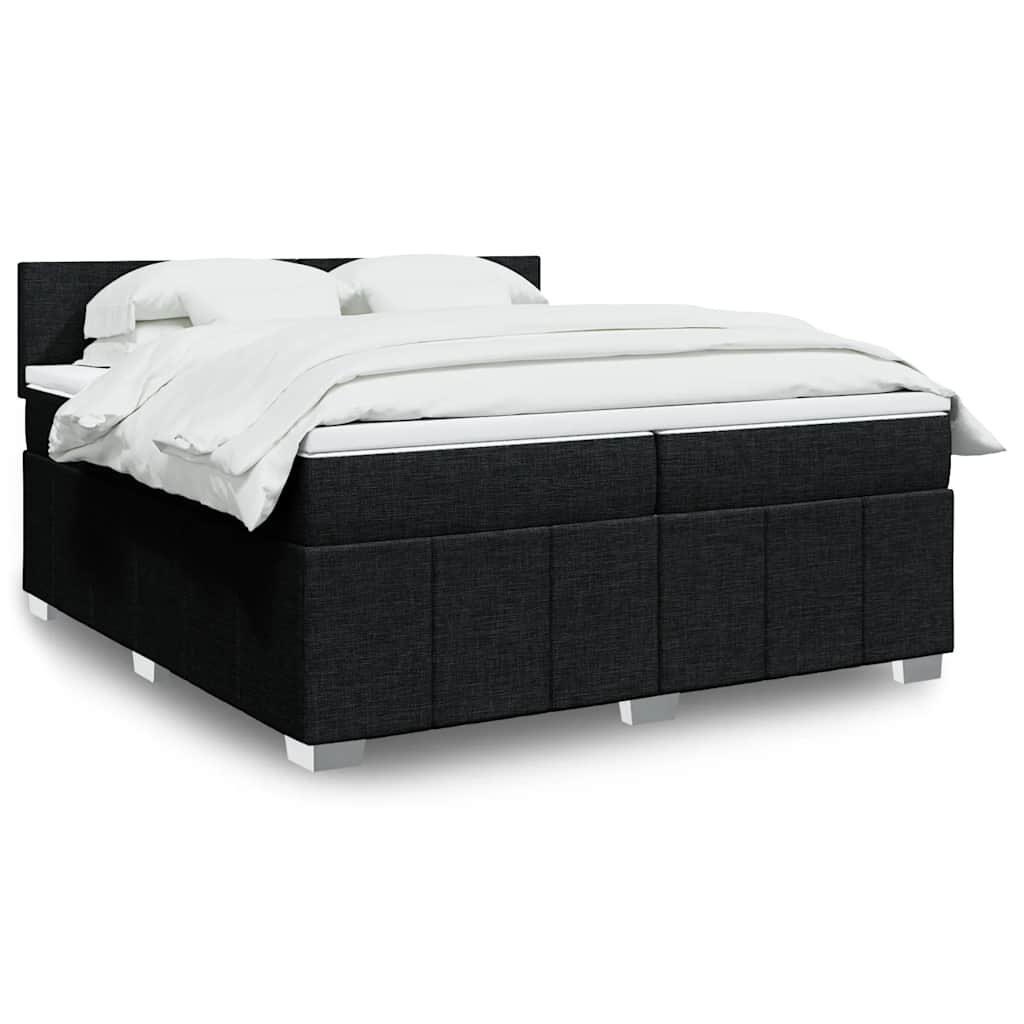 Boxspring 120x190 cm Crème | Luxe Compleet Bed met Pocketvering, Topmatras & Verstelbaar Hoofdbord - Spotlights shopping