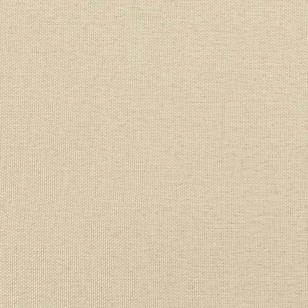 Boxspring 120x190 cm Crème | Luxe Compleet Bed met Pocketvering, Topmatras & Verstelbaar Hoofdbord - Spotlights shopping
