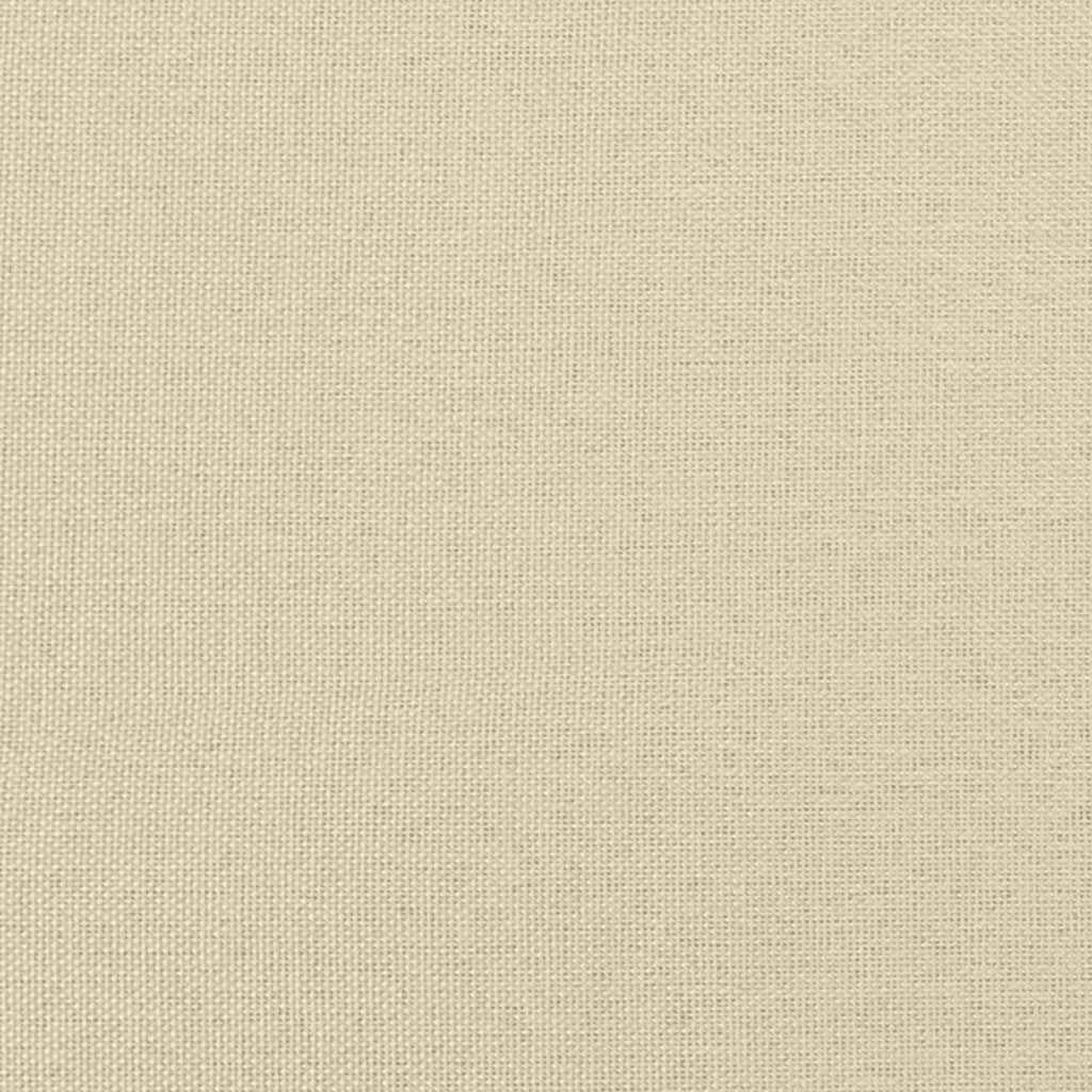Boxspring 120x190 cm Crème | Compleet Bed met Pocketveringmatras, Topmatras & Verstelbaar Hoofdbord - Spotlights shopping