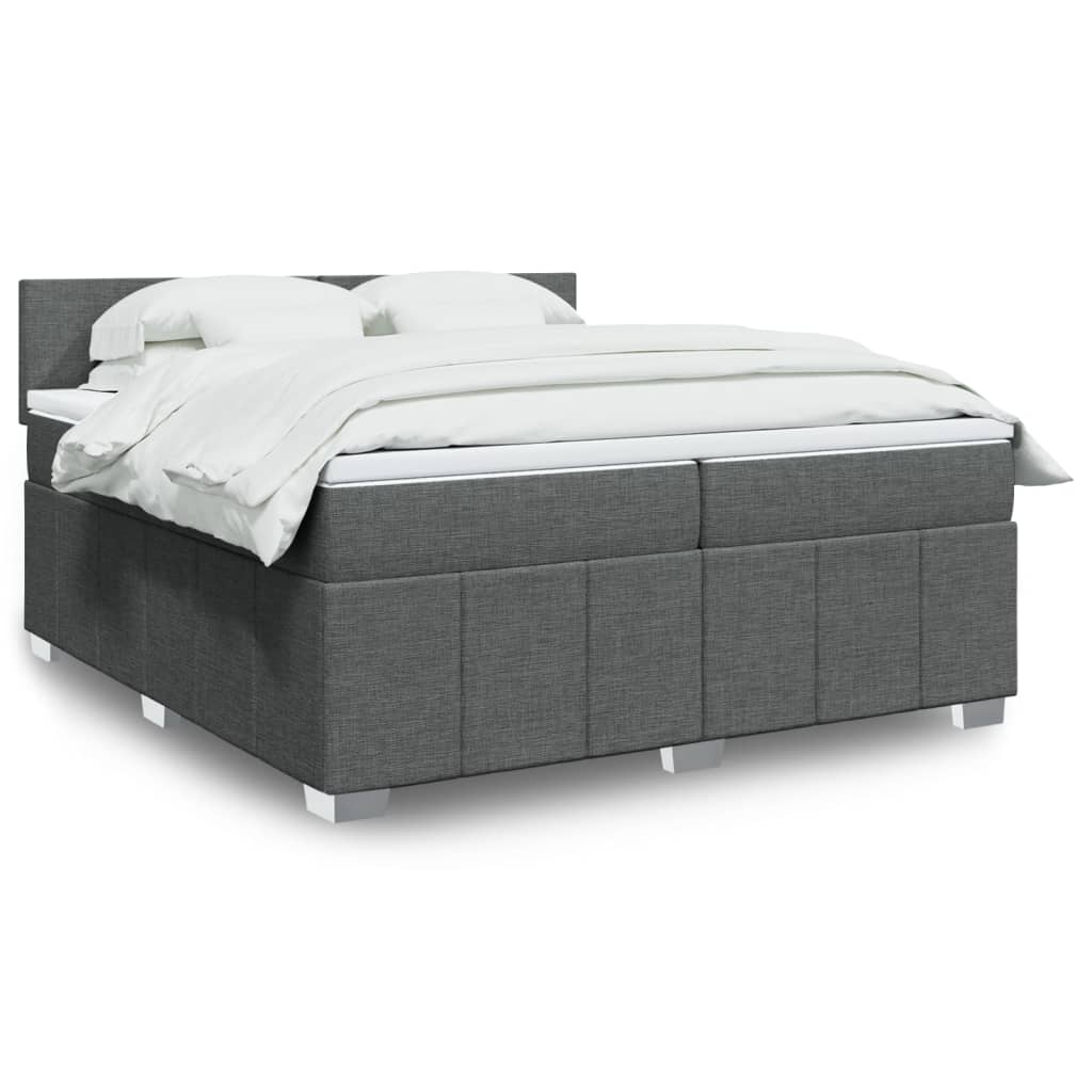 Boxspring 120x190 cm Crème | Luxe Compleet Bed met Pocketvering, Topmatras & Verstelbaar Hoofdbord - Spotlights shopping
