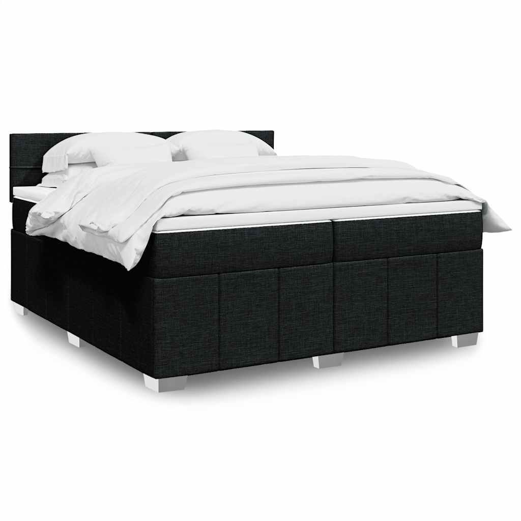 Boxspring 120x190 cm Crème met LED | Compleet Bed met Pocketveringmatras & Topmatras - Spotlights shopping