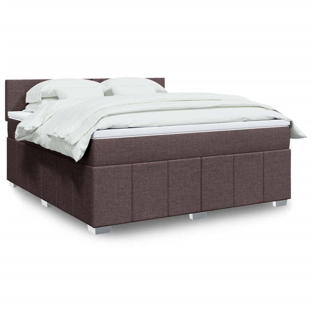 Boxspring 120x190 cm Crème | Luxe Compleet Bed met Pocketvering, Topmatras & Verstelbaar Hoofdbord - Spotlights shopping