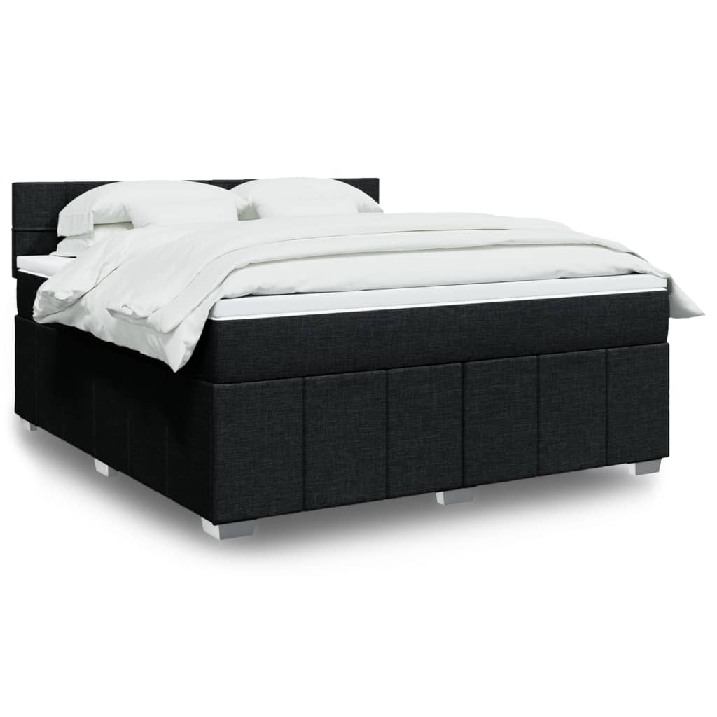 Boxspring 120x190 cm Crème met LED | Compleet Bed met Pocketveringmatras & Topmatras - Spotlights shopping
