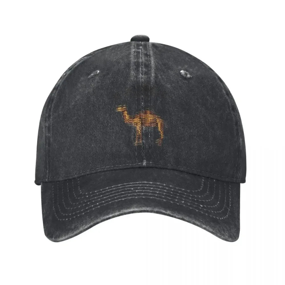 Camel Accessories Men Women Trucker Hat Animal Distressed Washed Caps Hat Vintage Outdoor Running Golf Adjustable Fit Headwear - Spotlights shopping