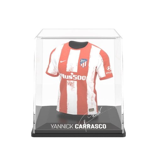 Yannick Carrasco Atlético Madrid My Jersey 2021/2022 mini voetbalshirt met display case en Augmented Reality