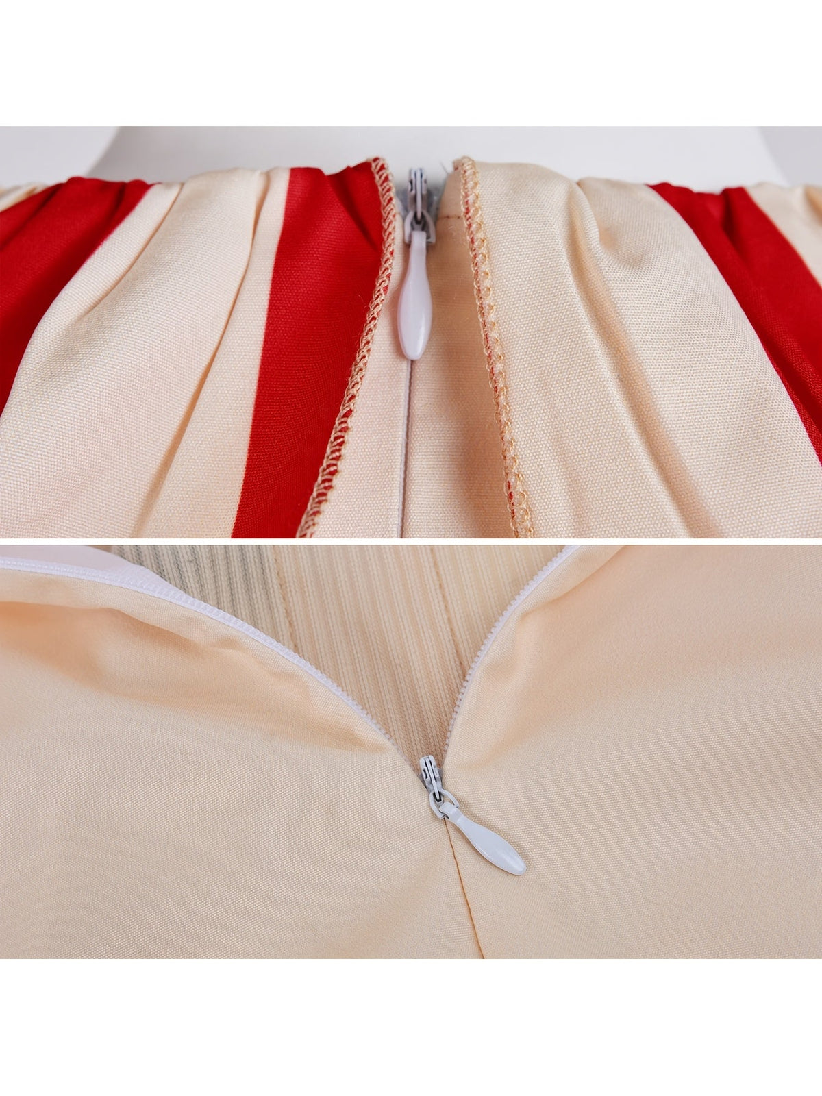 Rood-wit clownkostuum voor volwassenen voor Halloween
