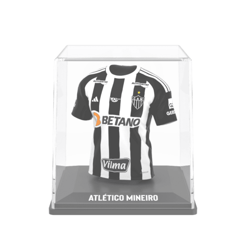 Atlético Mineiro My Jersey 2024 mini voetbalshirt met display case en Augmented Reality