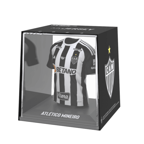 Atlético Mineiro My Jersey 2024 mini voetbalshirt met display case en Augmented Reality