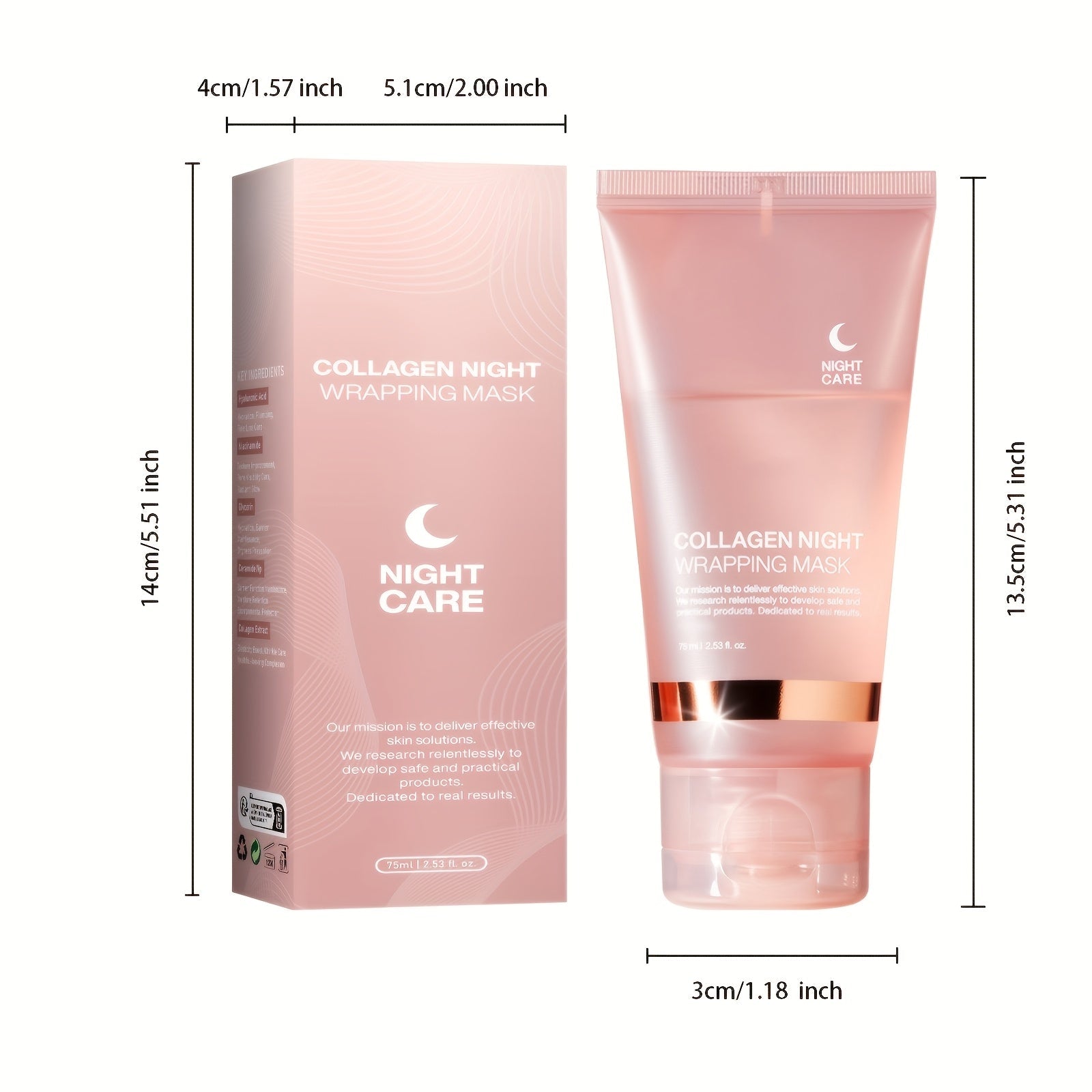 Collageen Nachtmasker 3-Pack – Niacinamide & Hyaluronzuur - Spotlights shopping