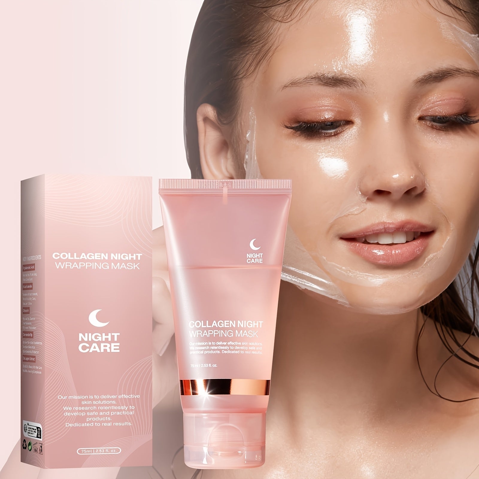 Collageen Nachtmasker 3-Pack – Niacinamide & Hyaluronzuur - Spotlights shopping