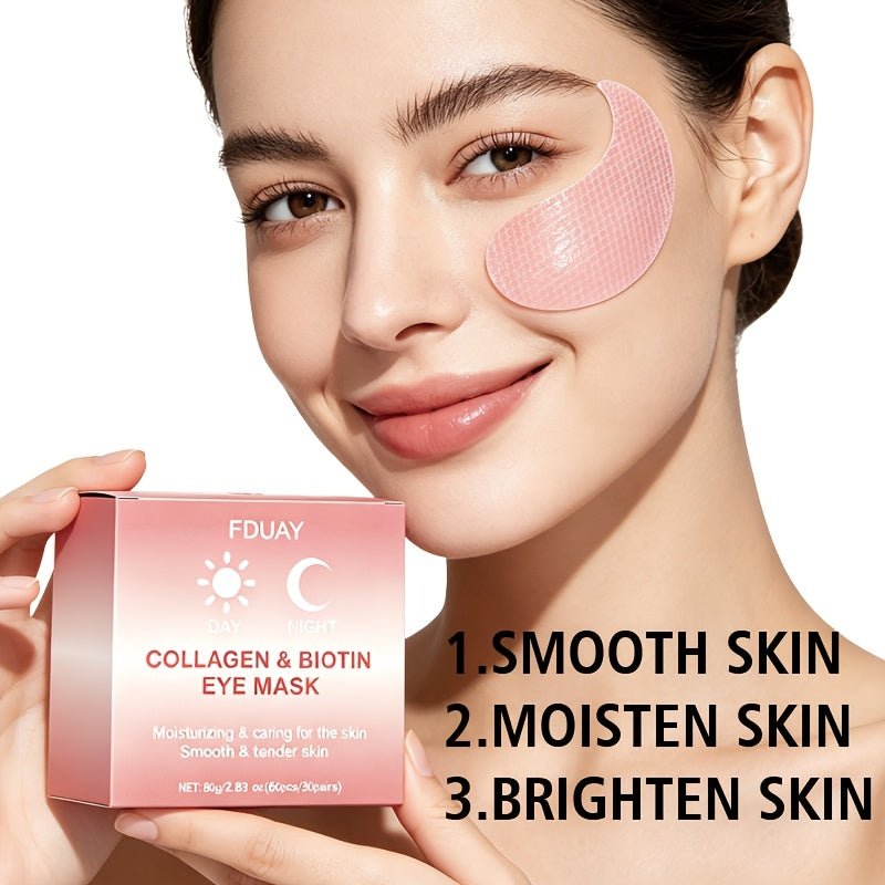 Collageen Oogmaskers – 60 Stuks voor Hydratatie - Spotlights shopping