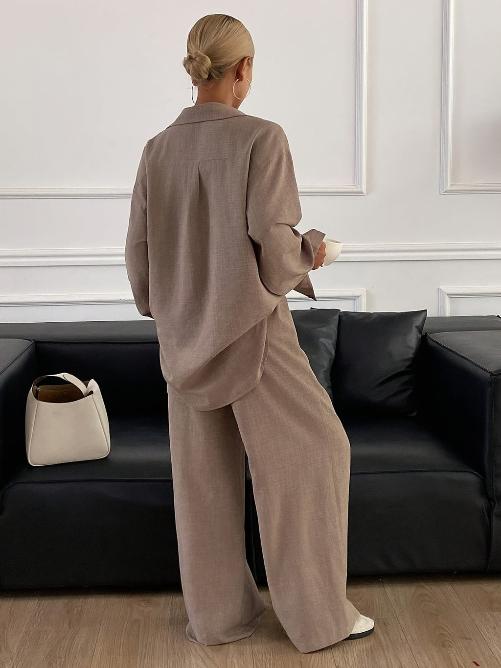 Dames 2-Delige Set – Losvallende Denimlook Set voor Vakantie - Spotlights shopping