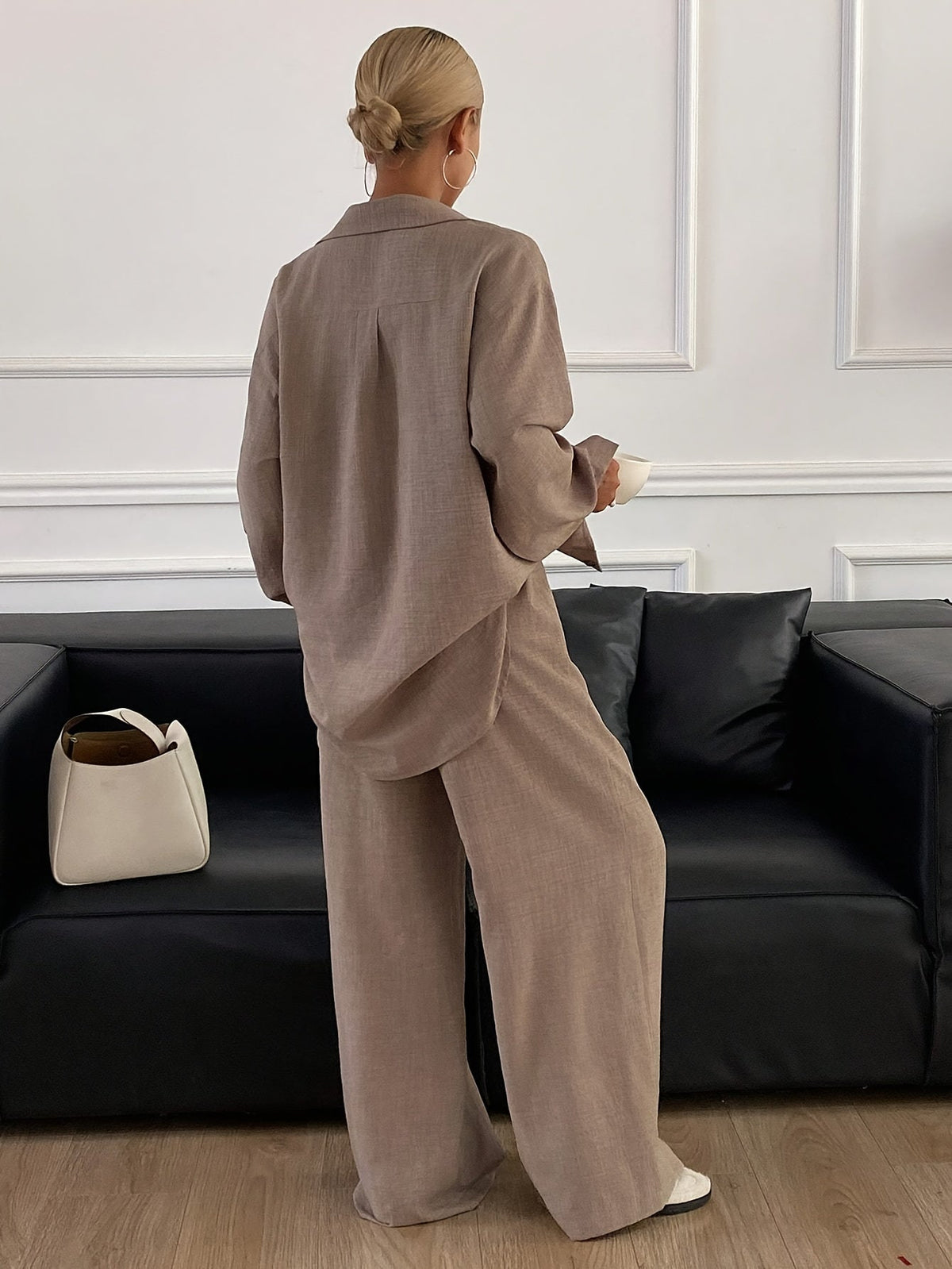 Dames 2-Delige Set – Losvallende Denimlook Set voor Vakantie - Spotlights shopping