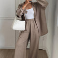 Dames 2-Delige Set – Losvallende Denimlook Set voor Vakantie - Spotlights shopping