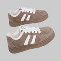 Dames sneakers met brede neus en warme voering