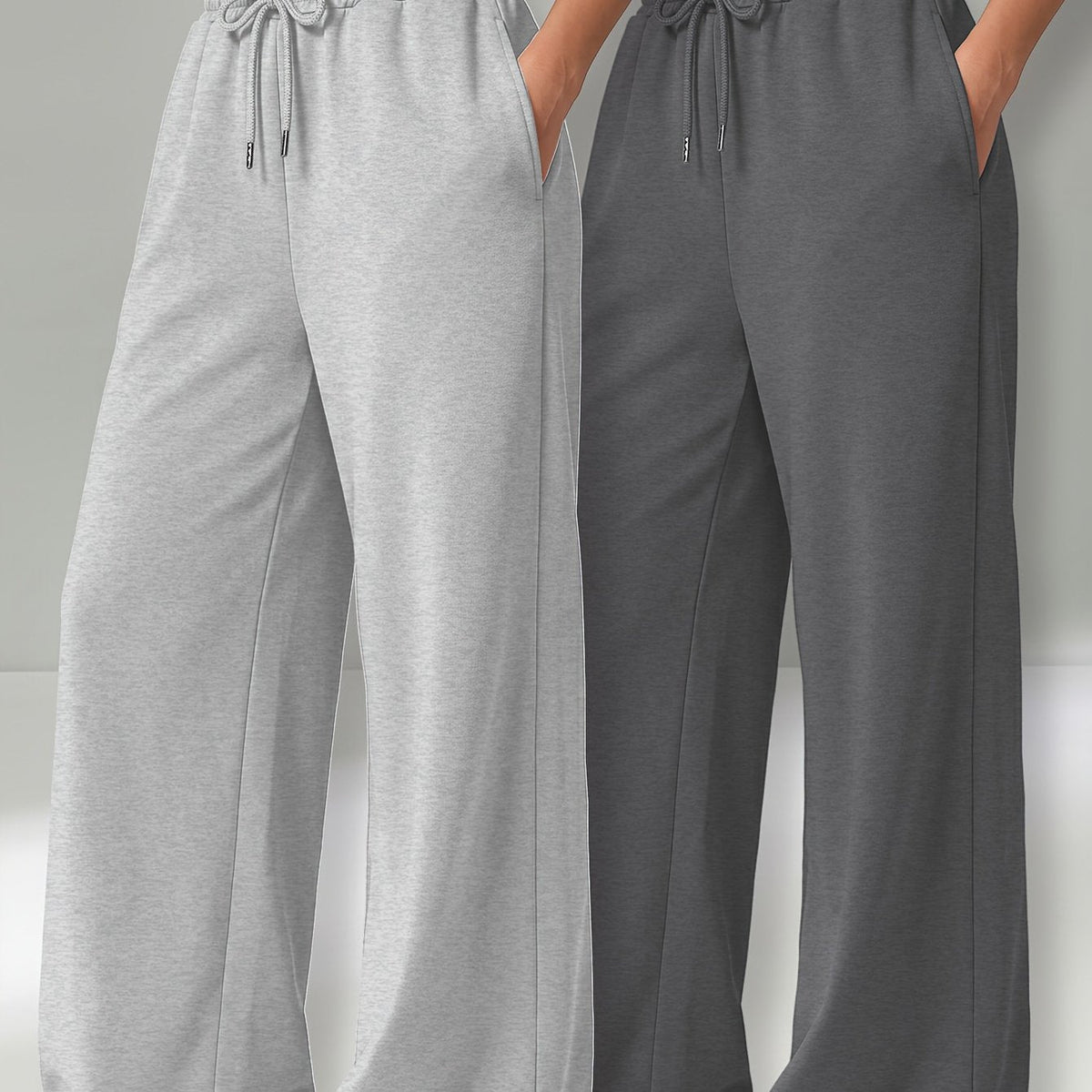 Dames Wijde Broek – Hoge Taille & Elastische Tailleband - Spotlights shopping