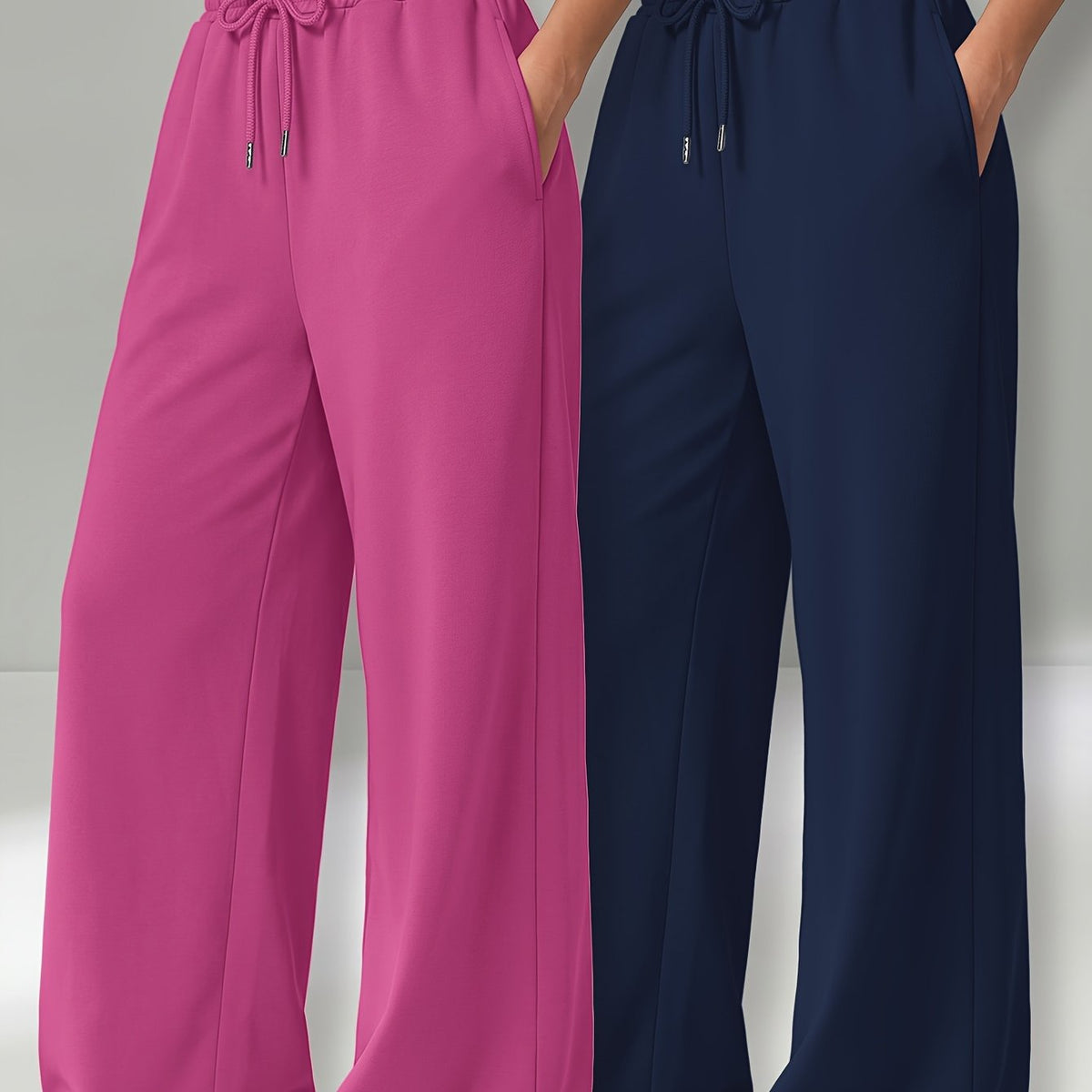 Dames Wijde Broek – Hoge Taille & Elastische Tailleband - Spotlights shopping