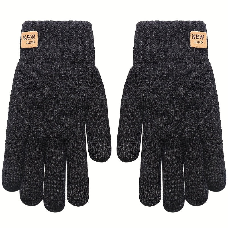 Dames winterhandschoenen met dubbele laag en fleecevoering