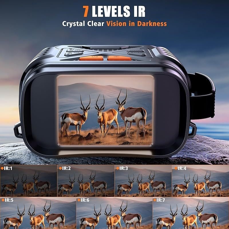 Digitale Nachtkijker met Infrarood – 2,8" HD Scherm & 10x Zoom - Spotlights shopping