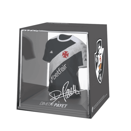 Vasco da Gama Payet My Jersey 2024 mini voetbalshirt met display case en Augmented Reality