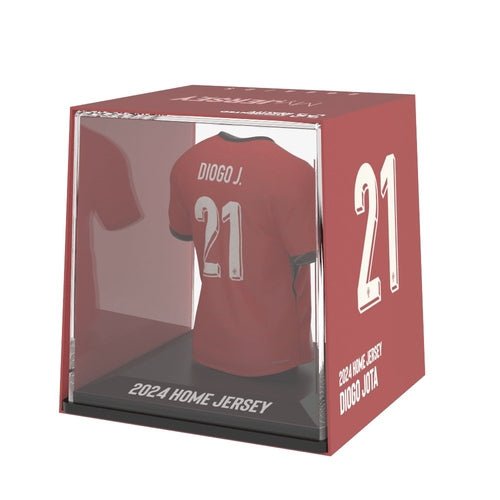Diogo Jota Portugal My Jersey 2024 officieel mini thuisshirt met display case en Augmented Reality