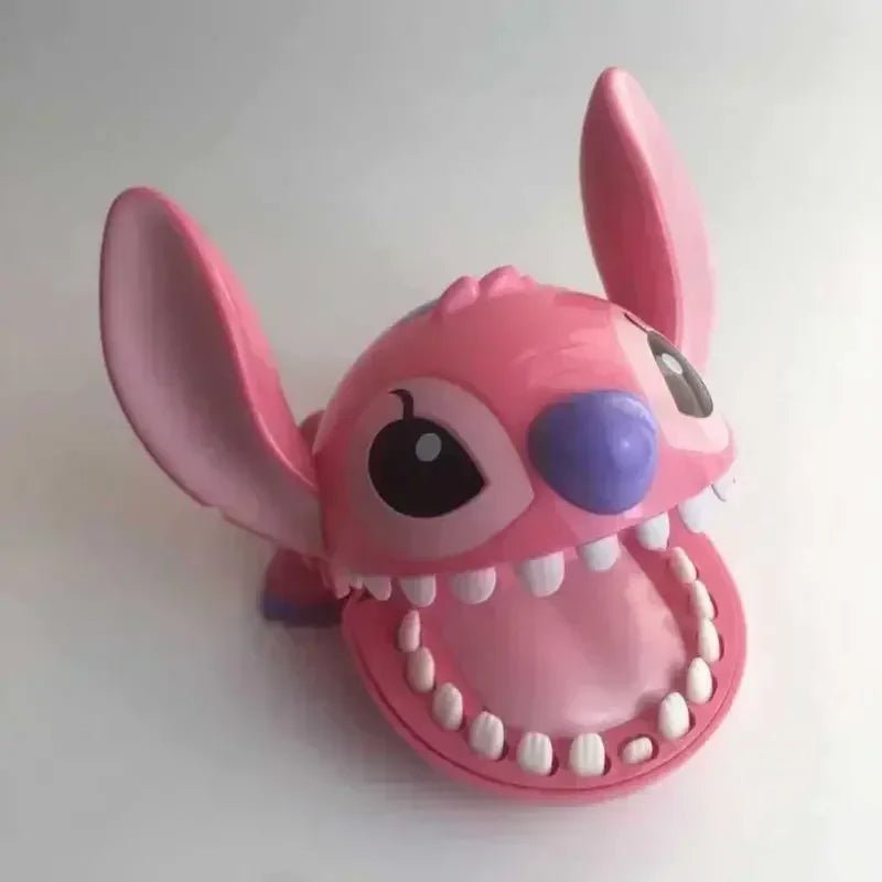 Disney Stitch Bite Finger Figures Anime Stitch Dentist Push Teeth Funny Game Model Toys Birthday Gifts For Kids Baby Toy - Spotlights shopping