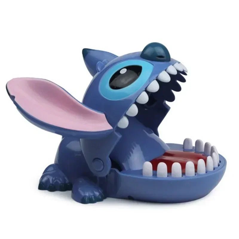 Disney Stitch Bite Finger Figures Anime Stitch Dentist Push Teeth Funny Game Model Toys Birthday Gifts For Kids Baby Toy - Spotlights shopping