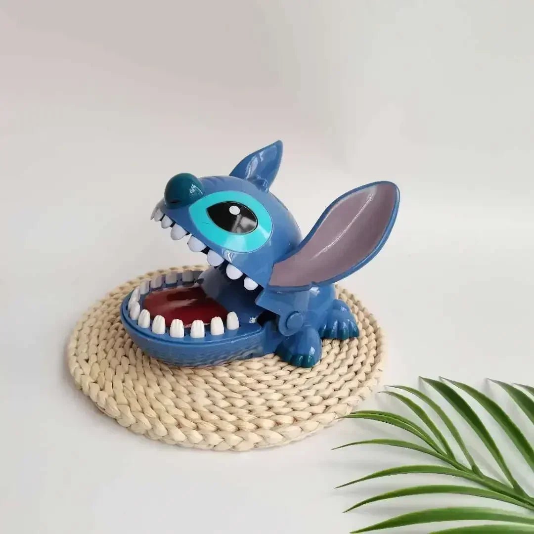 Disney Stitch Bite Finger Figures Anime Stitch Dentist Push Teeth Funny Game Model Toys Birthday Gifts For Kids Baby Toy - Spotlights shopping