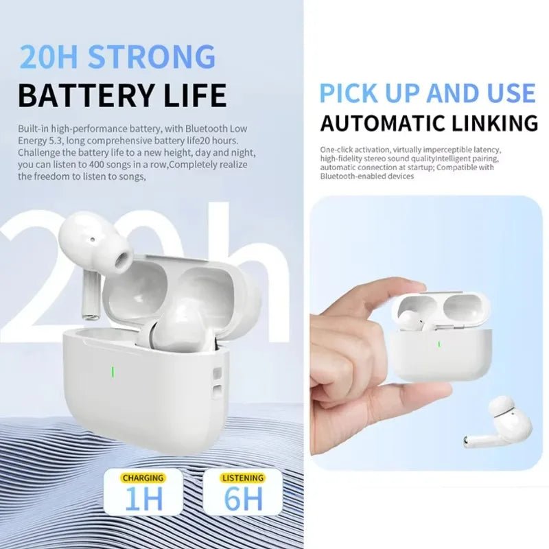 Draadloze Bluetooth TWS Pro 5 oordopjes met actieve ruisonderdrukking ANC