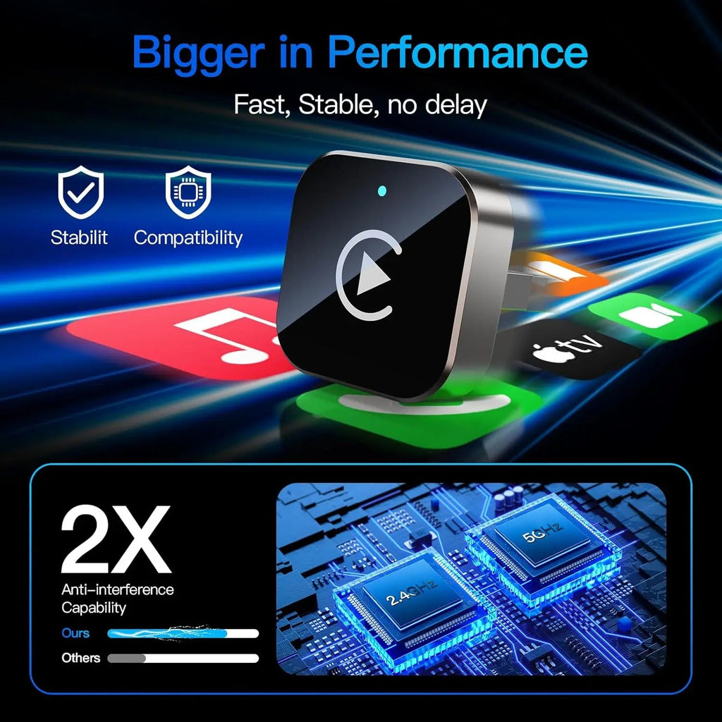 Draadloze CarPlay adapter voor iPhone