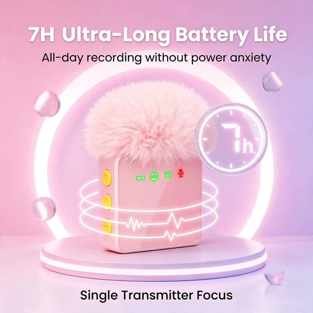 Draadloze lavalier microfoon met USB-C
