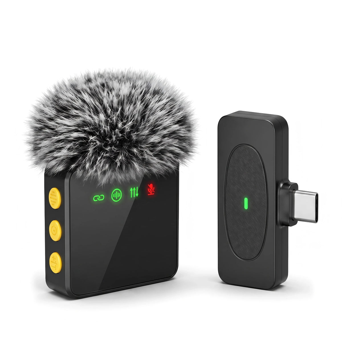 Draadloze lavalier microfoon met USB-C