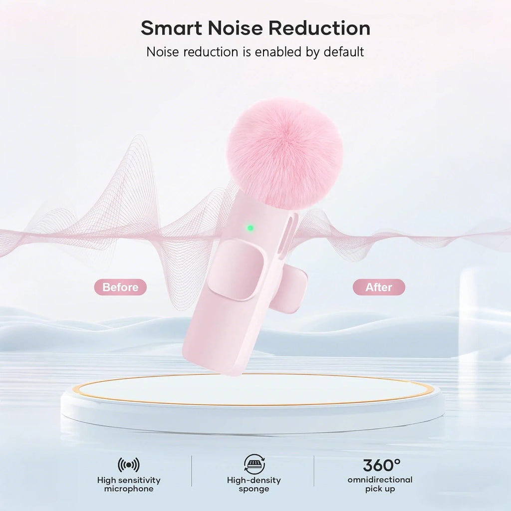 Draadloze Lavalier Microfoon USB-C – Plug & Play - Spotlights shopping
