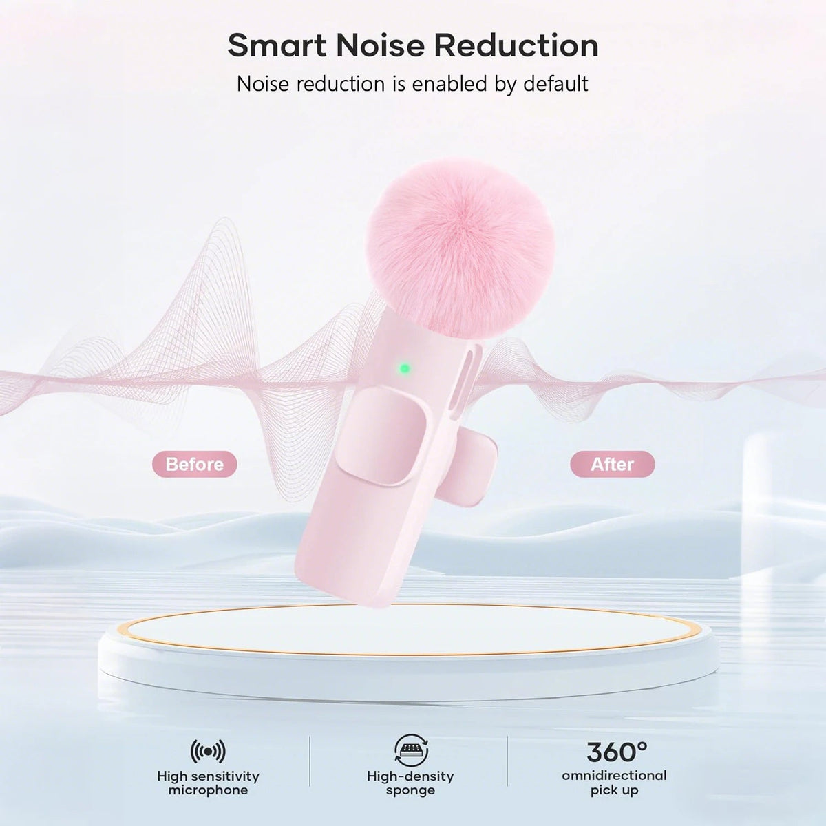 Draadloze Lavalier Microfoon USB-C – Plug & Play - Spotlights shopping