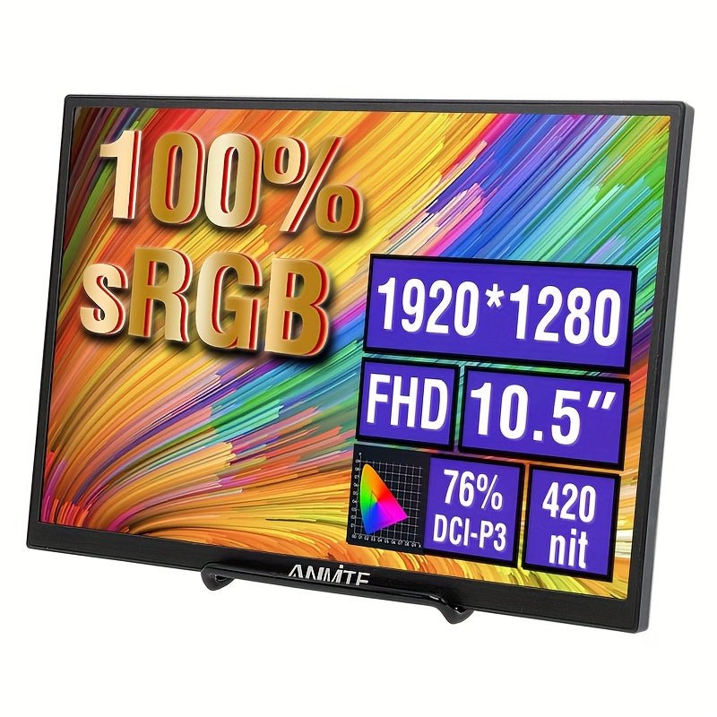 Draagbare monitor van 10,5 inch met HDR-ondersteuning