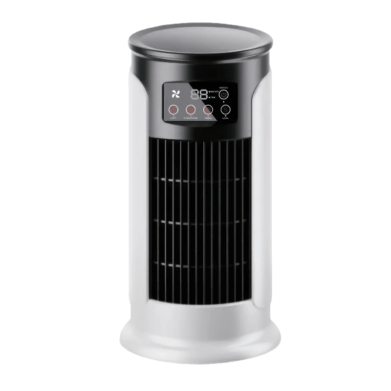 Mini USB luchtkoeler met ventilator, luchtbevochtiger en digitaal display voor persoonlijk gebruik