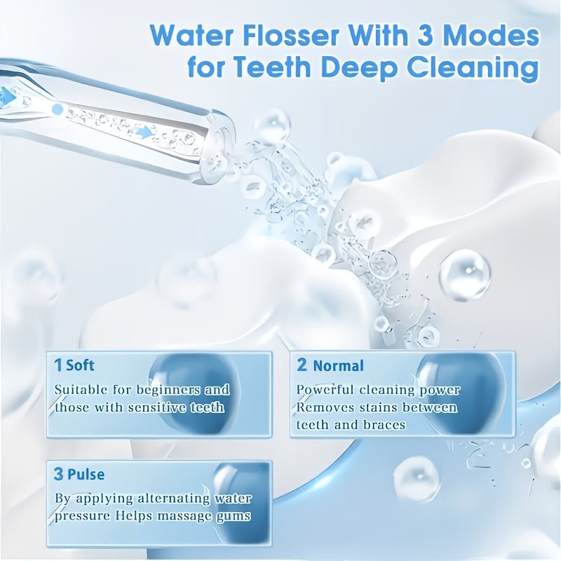 Draagbare USB Waterflosser – Oplaadbare Monddouche - Spotlights shopping