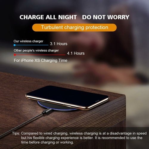 Dragon W9 30W draadloze Qi-oplader met ultra dun ontwerp en USB-C aansluiting
